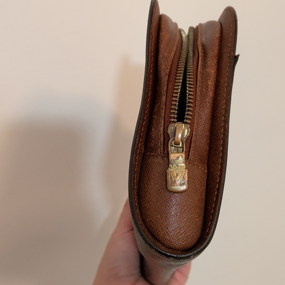 Authentic Louis Vuitton Orsay Monogram Canvas Clutch Bag Pouch Wristlet - Picture 3 of 16